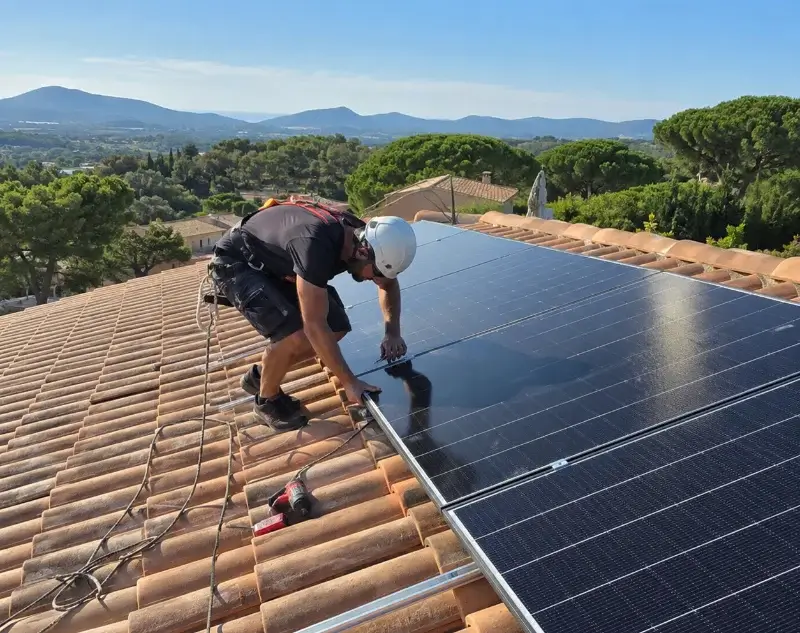 Installateur panneaux solaires Saussignac — pose photovoltaïque sur toiture