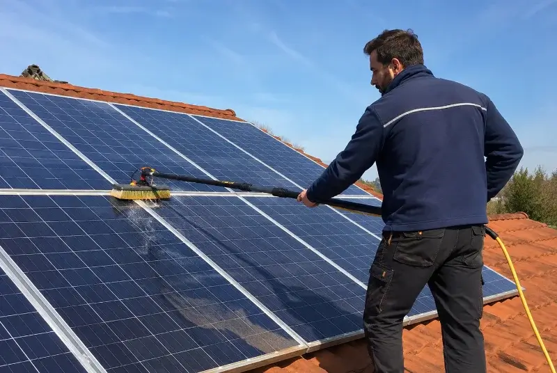Nettoyage et entretien de panneaux solaires à Saussignac
